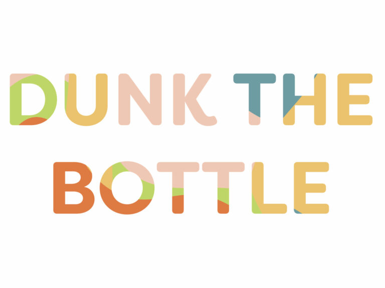 Bord van de flessen-basketpaal