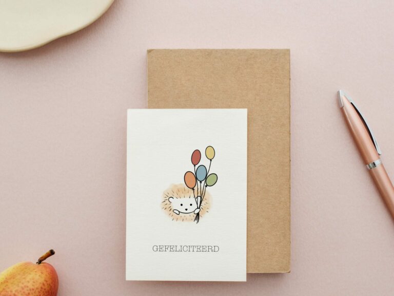 Felicitatiekaartje Ministeps