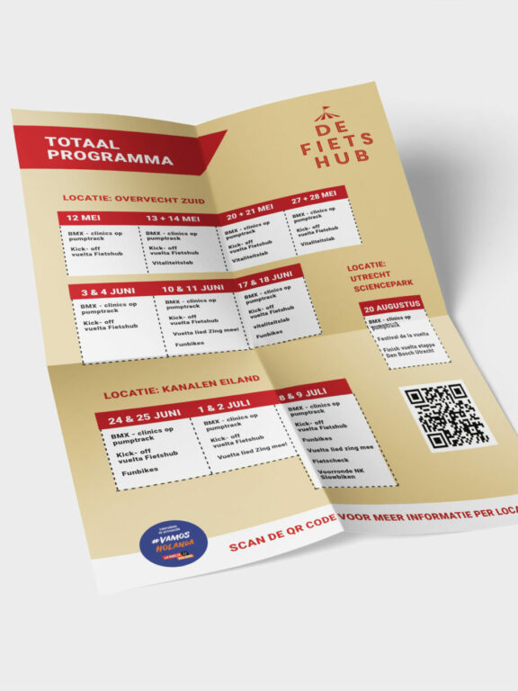 Poster programma Vuelta Fietshub