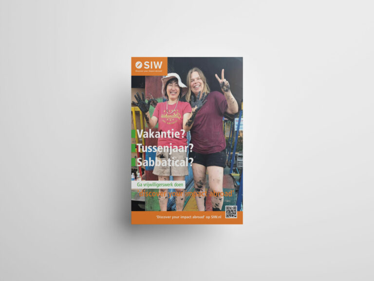 Poster van SIW Vrijwilligersprojecten