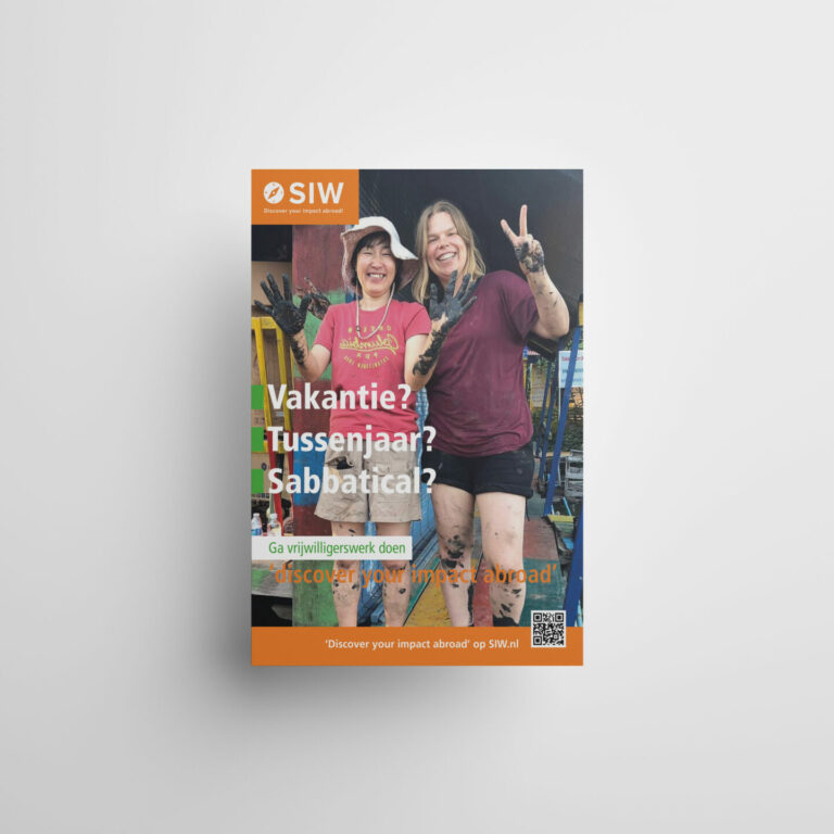 Poster van SIW Vrijwilligersprojecten